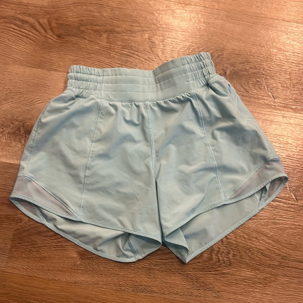 Lululemon Blue Hotty Hot Shorts